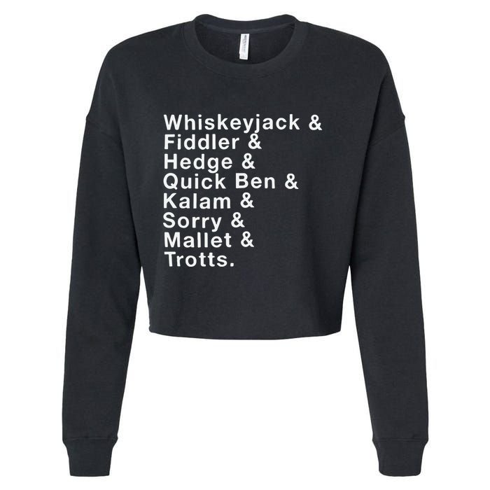 Whiskeyjack And Fiddler And Hedge And Quick Ben Cropped Pullover Crew