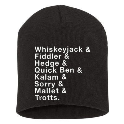 Whiskeyjack And Fiddler And Hedge And Quick Ben Short Acrylic Beanie