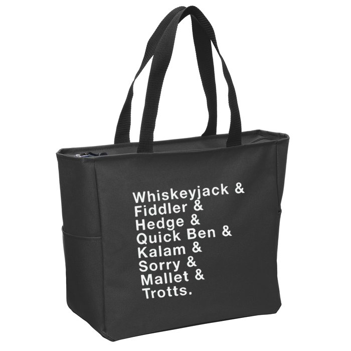 Whiskeyjack And Fiddler And Hedge And Quick Ben Zip Tote Bag