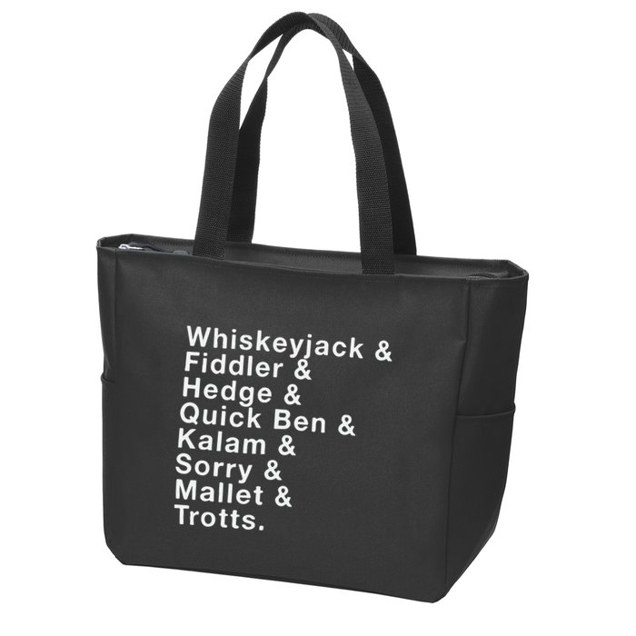 Whiskeyjack And Fiddler And Hedge And Quick Ben Zip Tote Bag