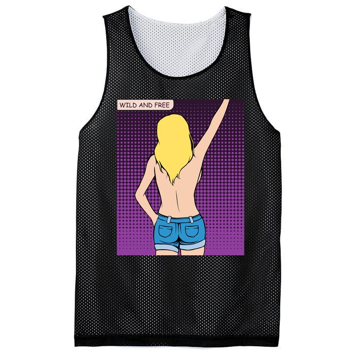 Wild And Free Mesh Reversible Basketball Jersey Tank