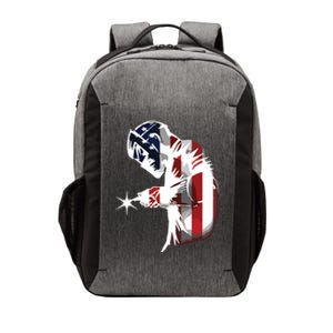 Welder American Flag USA Patriotic Welder Vector Backpack