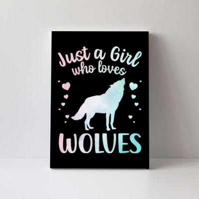 Wolves Art For Wolf Related Animal Wolf Lover Canvas