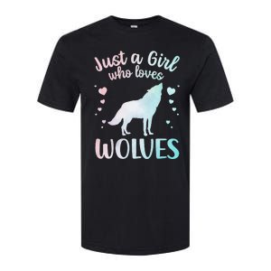 Wolves Art For Wolf Related Animal Wolf Lover Softstyle CVC T-Shirt