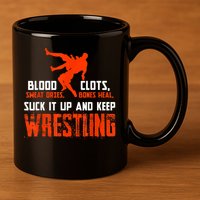 Wrestling Apparel 11oz C Handle Ceramic Mug
