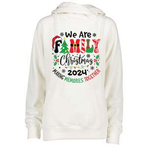 We Are Family Christmas 2024 Christmas Pajama Womens Funnel Neck Pullover Hood