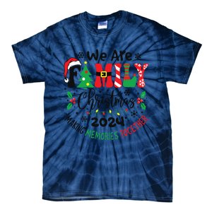 We Are Family Christmas 2024 Christmas Pajama Tie-Dye T-Shirt