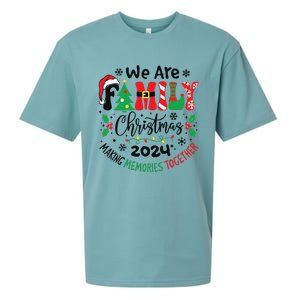 We Are Family Christmas 2024 Christmas Pajama Sueded Cloud Jersey T-Shirt