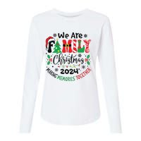 We Are Family Christmas 2024 Christmas Pajama Womens Cotton Relaxed Long Sleeve T-Shirt