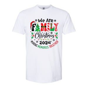 We Are Family Christmas 2024 Christmas Pajama Softstyle CVC T-Shirt