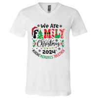 We Are Family Christmas 2024 Christmas Pajama V-Neck T-Shirt