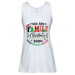 We Are Family Christmas 2024 Christmas Pajama Ladies Essential Flowy Tank