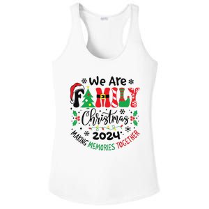 We Are Family Christmas 2024 Christmas Pajama Ladies PosiCharge Competitor Racerback Tank