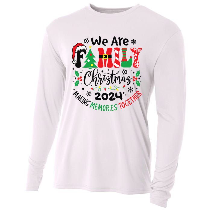 We Are Family Christmas 2024 Christmas Pajama Cooling Performance Long Sleeve Crew