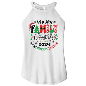 We Are Family Christmas 2024 Christmas Pajama Women's Perfect Tri Rocker Tank