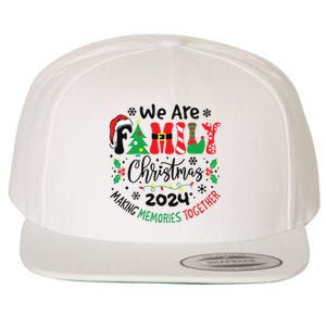 We Are Family Christmas 2024 Christmas Pajama Wool Snapback Cap