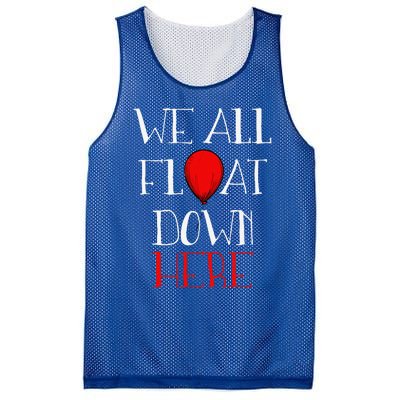 We All Float Down Here Halloween Costume Mesh Reversible Basketball Jersey Tank