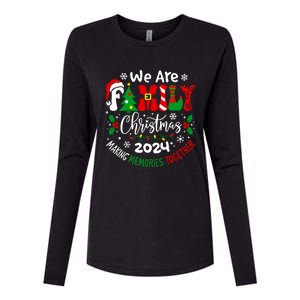 We Are Family Christmas 2024 Making Memories Together Xmas Gift Womens Cotton Relaxed Long Sleeve T-Shirt