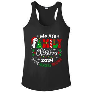 We Are Family Christmas 2024 Making Memories Together Xmas Gift Ladies PosiCharge Competitor Racerback Tank