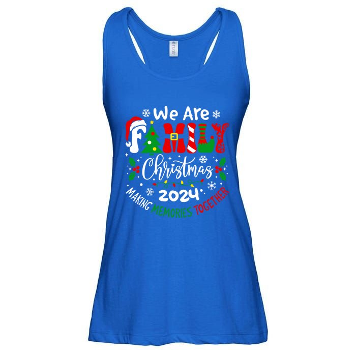 We Are Family Christmas 2024 Making Memories Together Xmas Gift Ladies Essential Flowy Tank