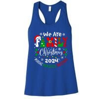 We Are Family Christmas 2024 Making Memories Together Xmas Gift Women's Racerback Tank