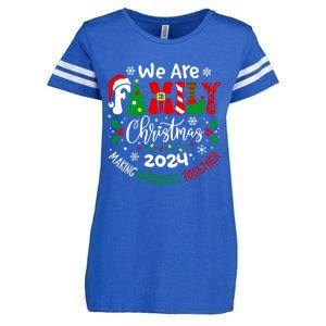 We Are Family Christmas 2024 Making Memories Together Xmas Gift Enza Ladies Jersey Football T-Shirt