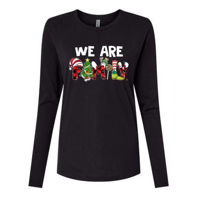 We Are Family Christmas Making Memories Together Xmas Pajama Gift Womens Cotton Relaxed Long Sleeve T-Shirt