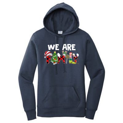 We Are Family Christmas Making Memories Together Xmas Pajama Gift Women's Pullover Hoodie