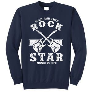 Wild And Free Rock Star Tall Sweatshirt