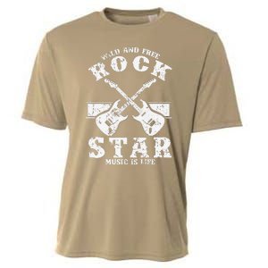 Wild And Free Rock Star Cooling Performance Crew T-Shirt