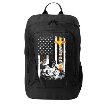 Welder American Flag Welding Fusing Material Funny Technical City Backpack