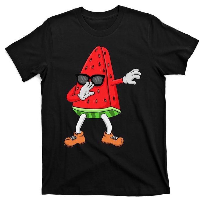 Watermelon Art For Dabbing Watermelon Wedge Lovers T-Shirt