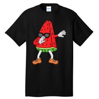 Watermelon Art For Dabbing Watermelon Wedge Lovers Tall T-Shirt