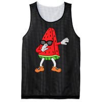 Watermelon Art For Dabbing Watermelon Wedge Lovers Mesh Reversible Basketball Jersey Tank