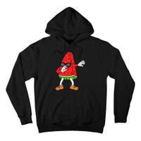 Watermelon Art For Dabbing Watermelon Wedge Lovers Tall Hoodie