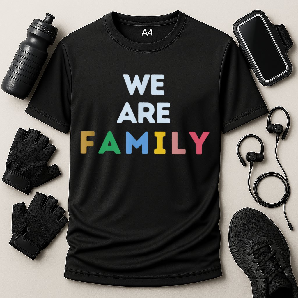 We Are Family Cooling Performance Crew T-Shirt