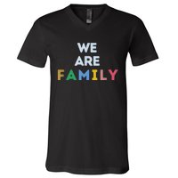 We Are Family V-Neck T-Shirt