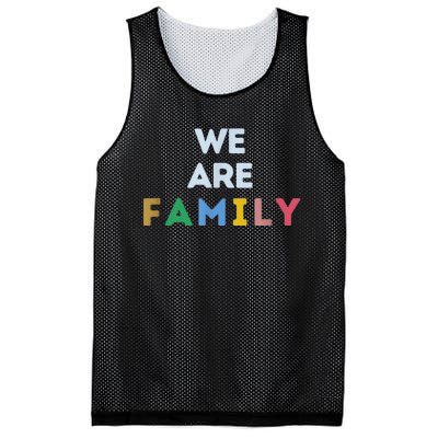 We Are Family Mesh Reversible Basketball Jersey Tank