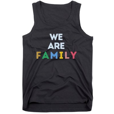 We Are Family Tank Top