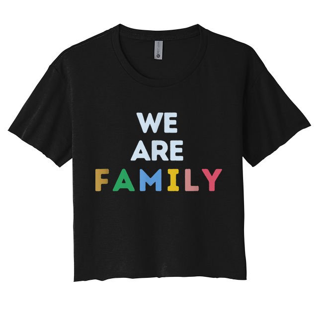 We Are Family Crop Top