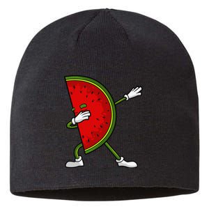 Watermelon Art For Dabbing Watermelon Wedge Lovers Sustainable Beanie