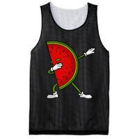 Watermelon Art For Dabbing Watermelon Wedge Lovers Mesh Reversible Basketball Jersey Tank