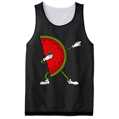 Watermelon Art For Dabbing Watermelon Wedge Lovers Mesh Reversible Basketball Jersey Tank