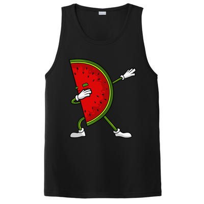 Watermelon Art For Dabbing Watermelon Wedge Lovers PosiCharge Competitor Tank