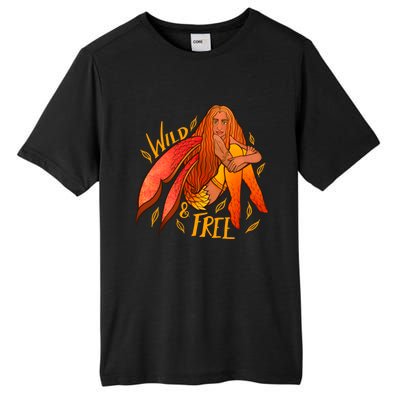 Wild And Free Autumn Fairy Druid Gift Tall Fusion ChromaSoft Performance T-Shirt