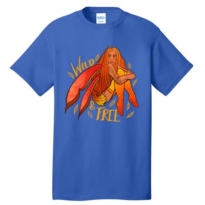 Wild And Free Autumn Fairy Druid Gift Tall T-Shirt