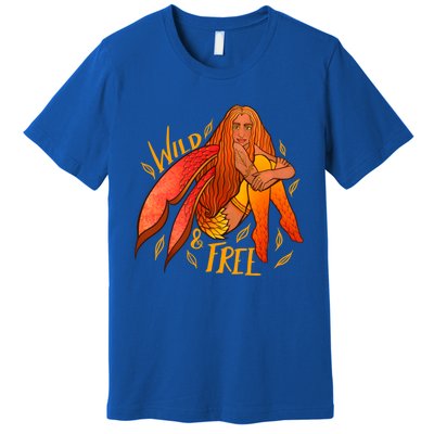 Wild And Free Autumn Fairy Druid Gift Premium T-Shirt