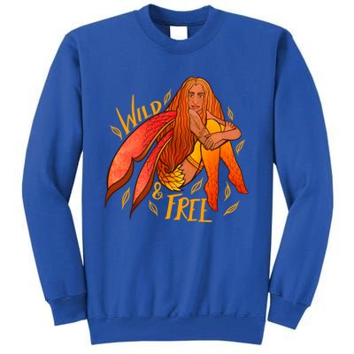 Wild And Free Autumn Fairy Druid Gift Tall Sweatshirt