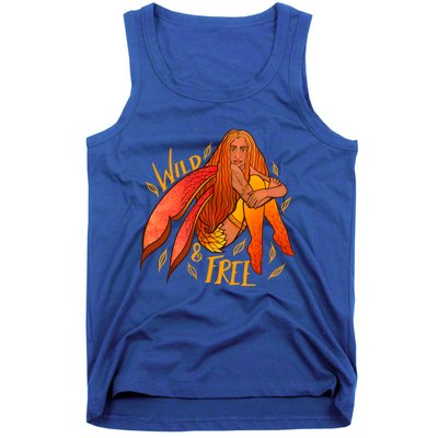 Wild And Free Autumn Fairy Druid Gift Tank Top