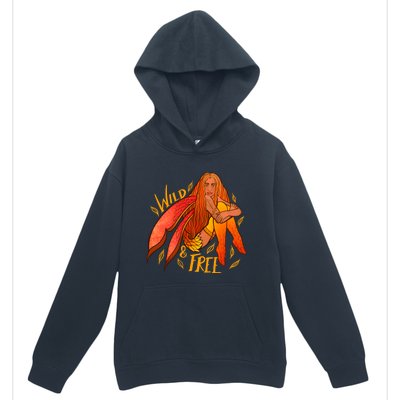 Wild And Free Autumn Fairy Druid Gift Urban Pullover Hoodie